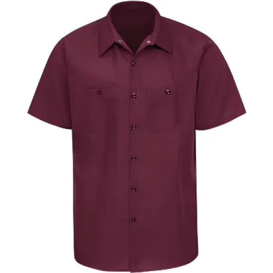 Red Kap&reg; Men's Short Sleeve Industrial Work Shirt image {19}