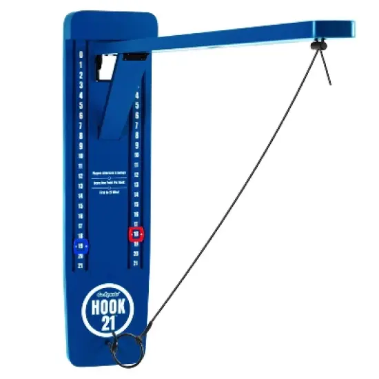 GoSports Hook 21 Wall Mounted Ring Swing Game with Foldable Arm image {1}