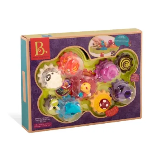 B. toys Musical Animal Shape Sorter - Mooosical Gears image {4}