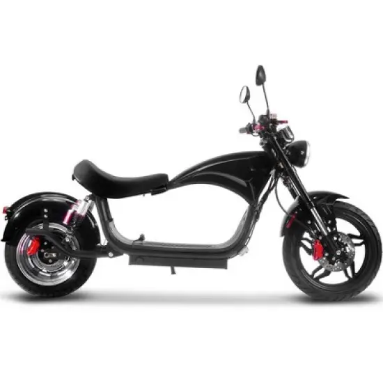 MotoTec Raven 60v 30ah 2500w Lithium Electric Scooter Red image {5}