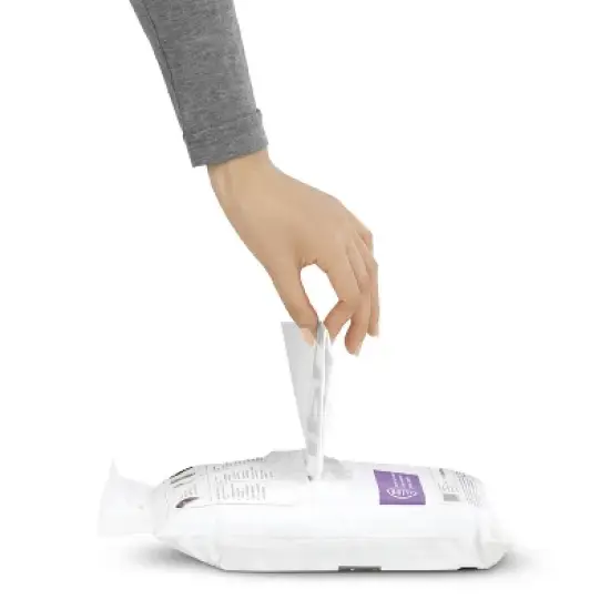 simplehuman 30-45L Code J Custom Fit Kitchen Trash Bag Liners 3 Quick-Dispense Packs - 60ct: Plastic, Drawstring, White image {2}