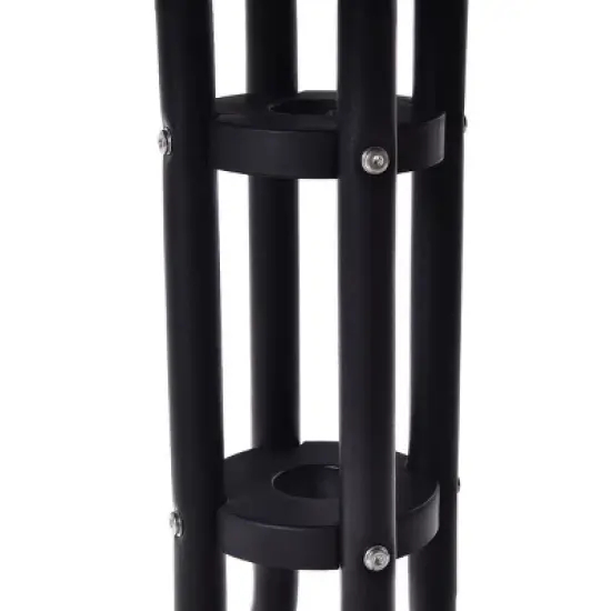 Costway 3 Pcs Bistro Set Garden Backyard Table Folding Chairs Outdoor Patio Furniture image {9}