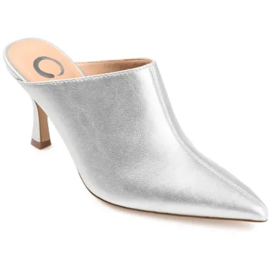 Journee Collection Womens Shiyza Mules High Stiletto Pointed Toe Pumps image {13}