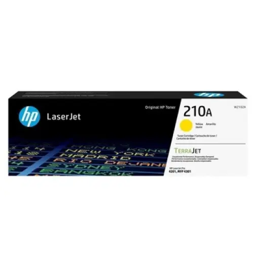 HP 210A Original Laser Toner Cartridge Yellow Pack W2102A image {5}