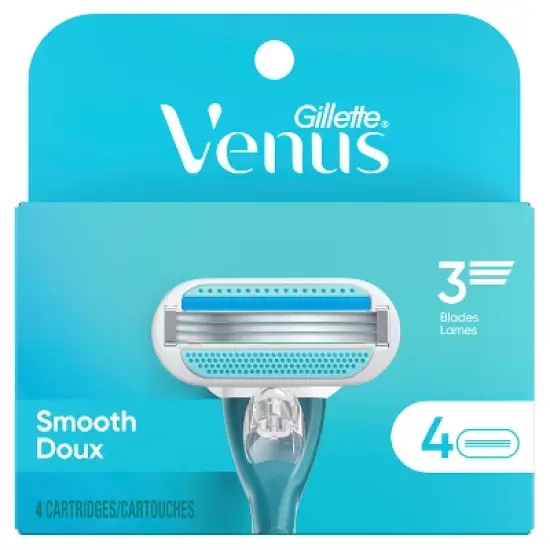 Venus Smooth Women's Razor Blade Refills - 4ct image {1}