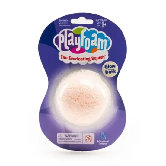 Educational Insights Playfoam Jumbo Pod Glow-in-the-Dark, Set of 12, Fidget, Sensory Toy, Ages 3+ image {8}