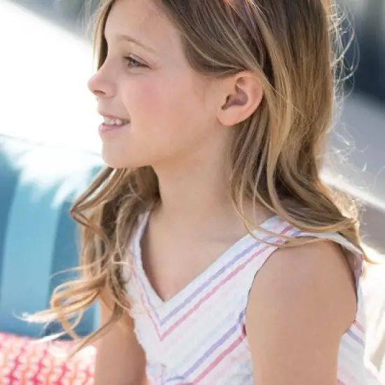 Hope & Henry Girls' Seersucker Swing Dress, Toddler image {3}