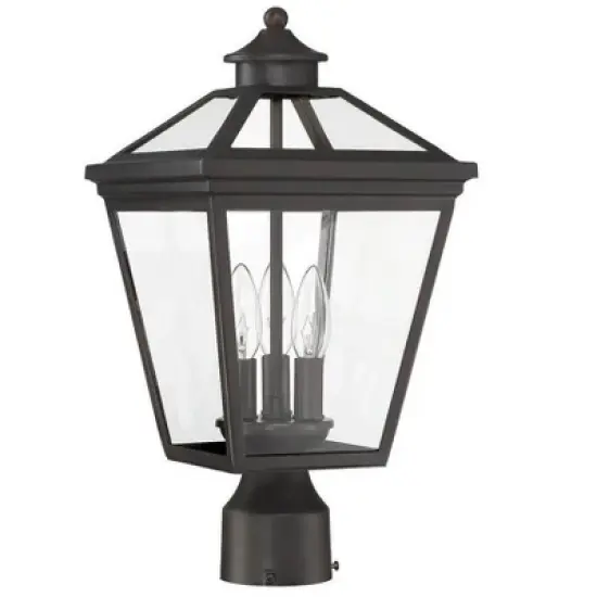 Savoy House Ellijay 3 - Light Post Light in  Black image {1}