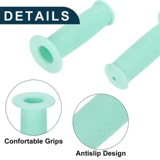 Unique Bargains Bike Handlebar Grips Covers 3.94" Long Blue 1 Pair image {3}