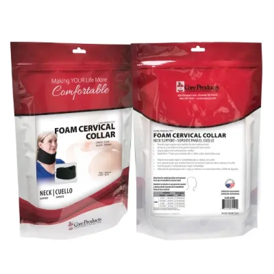 Core Products Foam Cervical Collar, Black image {6}