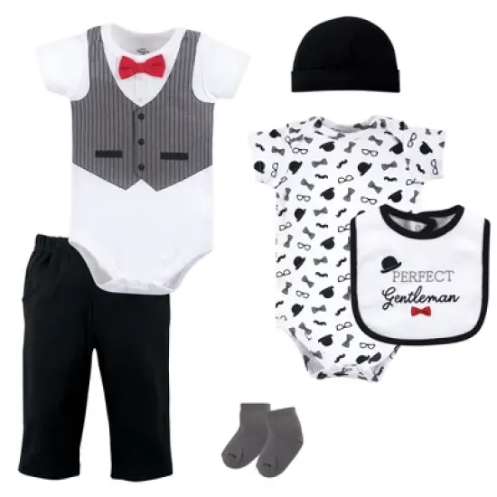 Little Treasure Baby Boy Layette 6-Piece Set, Gentleman image {2}