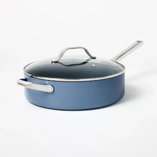 5qt Nonstick Ceramic Coated Aluminum  Saute Pan - Figmint&trade; image {7}