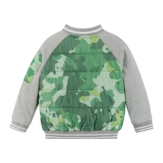 Andy & Evan  Toddler  Boys Splatter Reversible Bomber Jacket image {1}