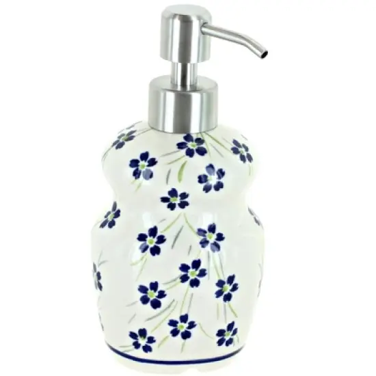 Blue Rose Polish Pottery 2018 Zaklady Soap Dispenser image {10}