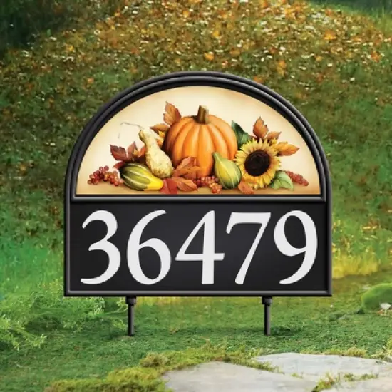 Collections Etc Four Seasons Address Marker Garden Stake image {3}