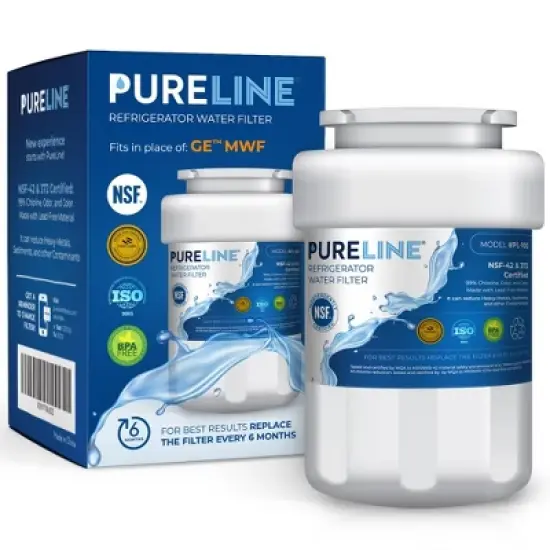 PureLine MWF Replacement Water Filter for GE&reg; Refrigerators, Replaces Kenmore 46-9991, Smartwater MWFP and Filter Models MWFINT, GWF, GWFA image {6}