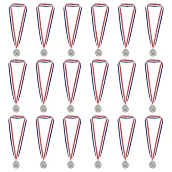 Unique Bargains Zinc Alloy Corrosion-Resistant Durable Embossed Design Award Medals 2" 18 Pcs image {8}