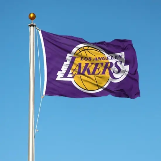 3' x 5' NBA Los Angeles Lakers Deluxe Flag image {2}