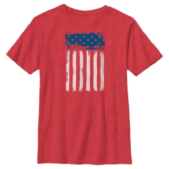 Boy's Lost Gods Fourth of July  Streak American Flag T-Shirt image {2}