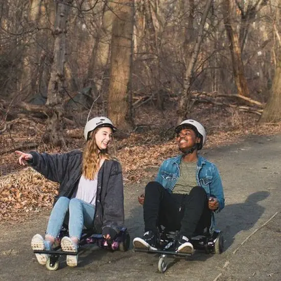 Hover-1 Chrome 2.0 Hoverboard/Buggy Combo - Black image {2}