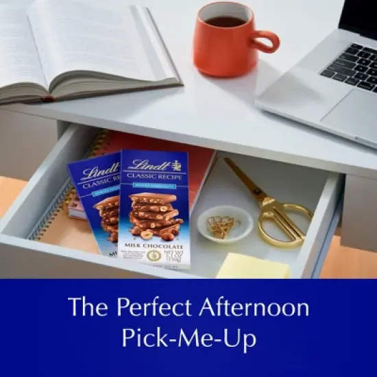 Lindt Classic Recipe Whole Hazelnuts Milk Chocolate Candy Bar - 5.3oz image {1}