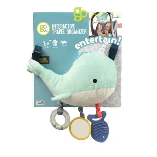 Go by Goldbug Bar Wrap Interactive Travel Storage - Narwhal image {1}
