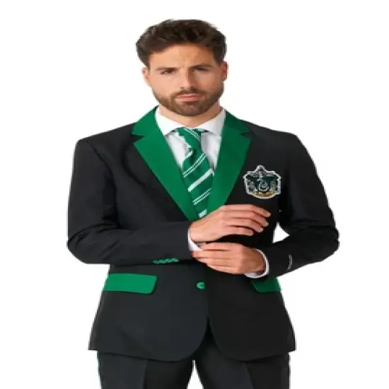 Suitmeister Men's Halloween Costume - Harry Potter - Slytherin - Black image {2}