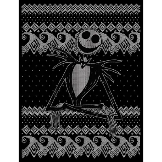 Men's The Nightmare Before Christmas Jack Skellington Distressed Christmas Sweater Sweatshirt image {1}