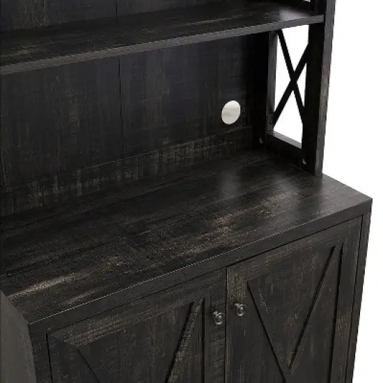 Elegant Wall Bar Cabinet - Home Source image {5}