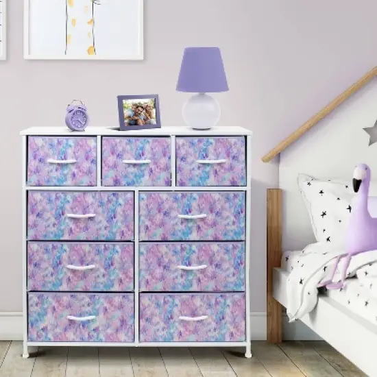 Sorbus Drawer Dresser for Bedroom Home Purple image {1}