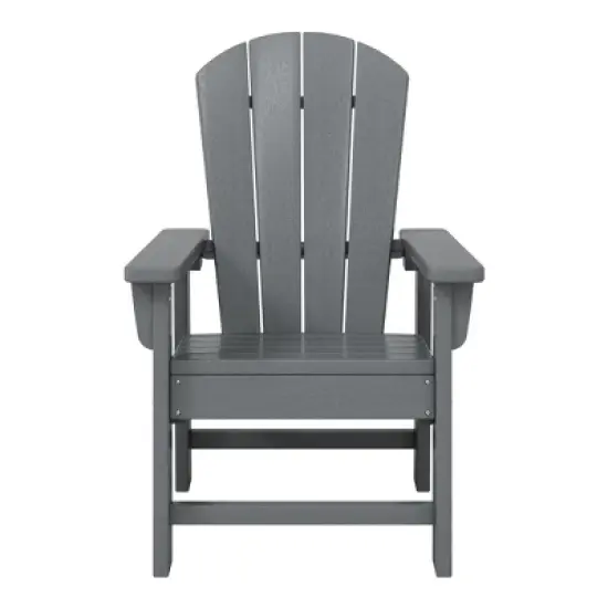 WestinTrends Malibu Kids Outdoor HDPE Adirondack Plastic Patio Chair image {18}