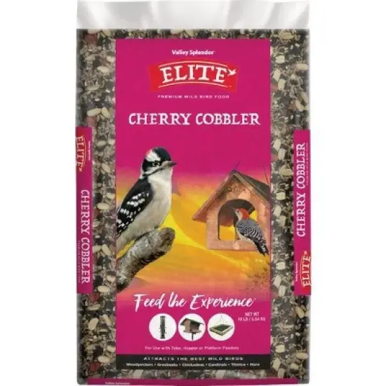 Valley Splendor Elite 20 Lb. Cherry Cobbler Premium Wild Bird Food image {1}