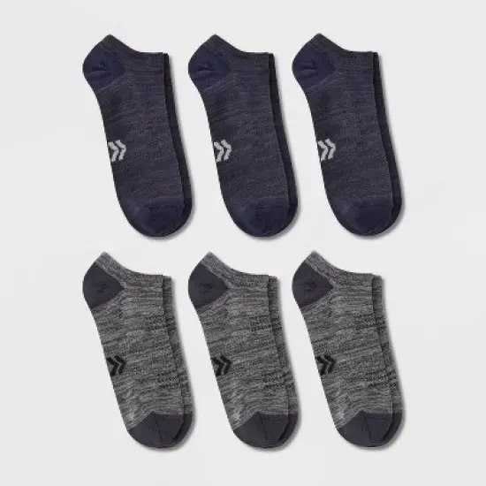 Men's Light Weight Random Feed Socks 6pk - All in Motion&trade; 6-12 image {3}