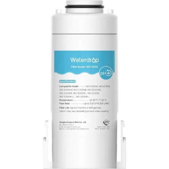 Waterdrop WD-EDFA Alkaline Filters Replacement for Waterdrop Electric Pitcher, 1 Filter image {8}