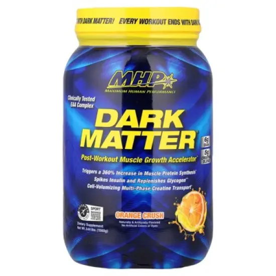 MHP DARK MATTER&reg;, Post Workout Muscle Growth Accelerator, Orange Crush, 3.44 lbs (1,560 g) image {4}