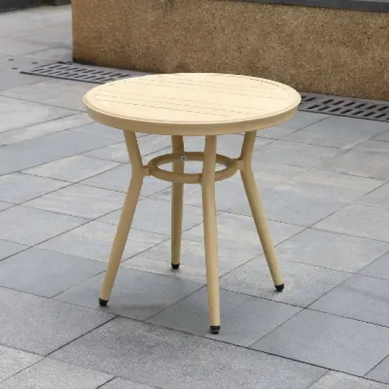Arna Outdoor Side Table - Natural - miBasics image {2}