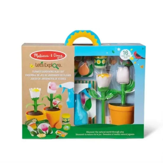 Melissa & Doug Let's Explore Flower Gardening Play Set image {2}