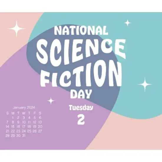 Trends International Inc. 2024 Daily Desk Calendar 4.25"x5" Celebrate image {3}