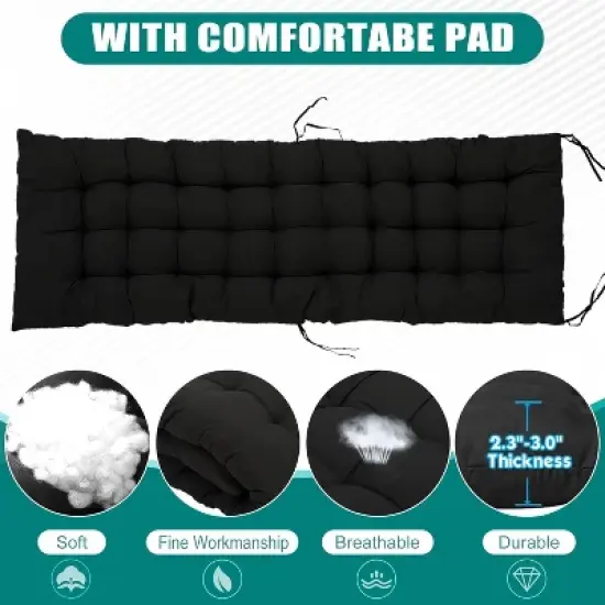 Docred Standard & XL Zero Gravity Chair with Cushion, Cup Holder & Headrest for Lawn, Patio & Pool image {5}