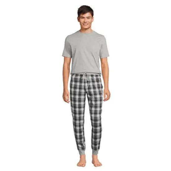 Lands' End Men's Knit Jersey Pajama Sleep Set image {8}