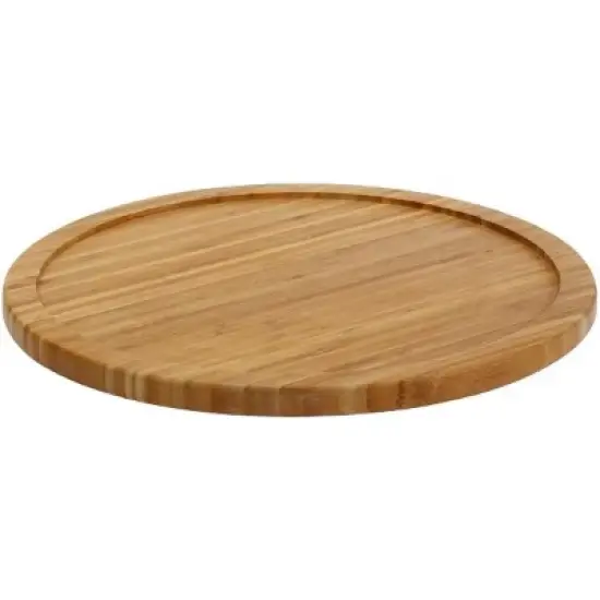 YBM HOME Bamboo Lazy Susan Single Turntable image {6}