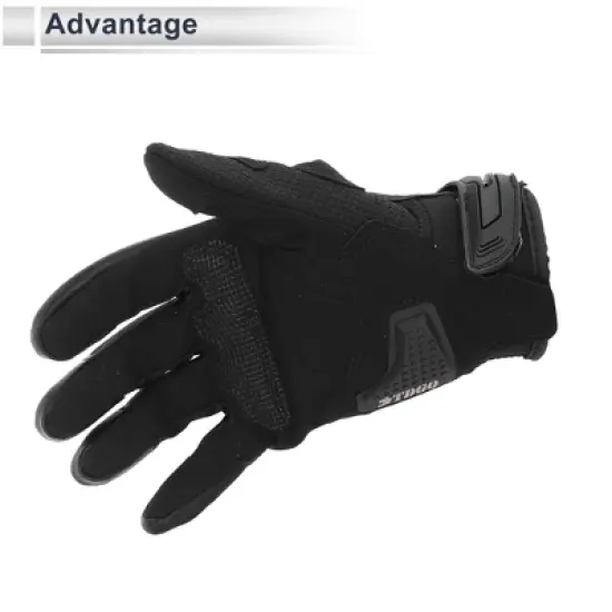 Unique Bargains Motorcycle Gloves Spring Summer Breathable Smartphone Touch 1 Pair image {3}
