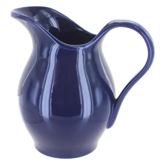 Blue Rose Polish Pottery 1160 Zaklady Pitcher image {3}