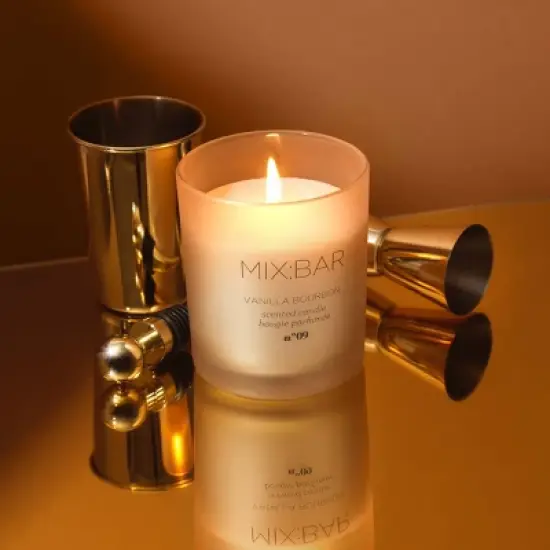 MIX:BAR Flame Candles - Vanilla Bourbon - 7oz image {2}