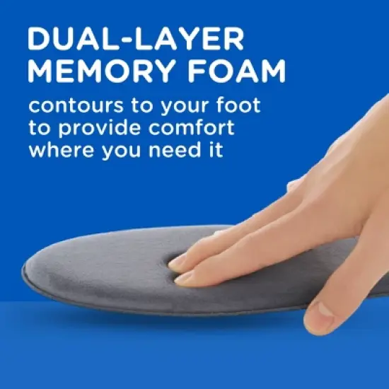 Dr. Scholl's Cushy Comfort Memory Foam Insole, Trim to Fit - Unisex - M Shoe Size 7-13, W Shoe Size 5-10 - 1 Pair image {3}