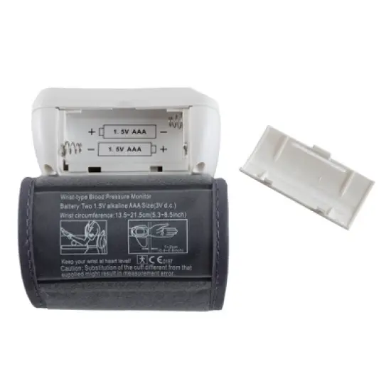 Fleming Supply Automatic Adjustable Cuff Wrist Blood Pressure Monitor With Digital LCD Display Screen image {2}