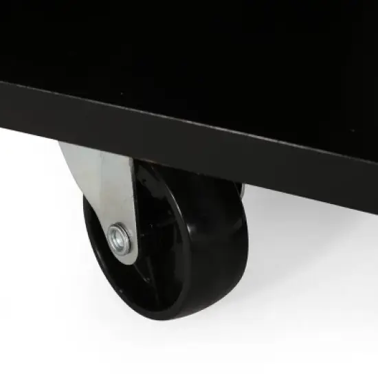 Provence Contemporary Kitchen Cart with Wheels - Christopher Knight Home image {8}