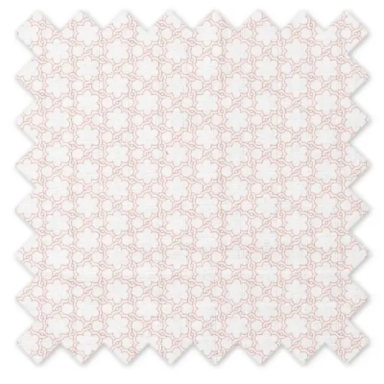Bacati - Floral Muslin Changing Pad Cover Coral image {8}