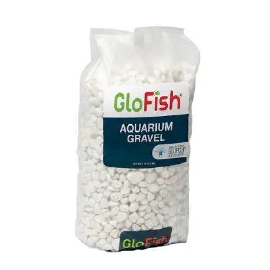 GloFish Aquarium White Gravel for GloFish Tanks - 5lbs image {8}