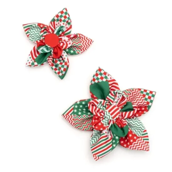 The Worthy Dog Americana Holiday Flower Accessory image {2}